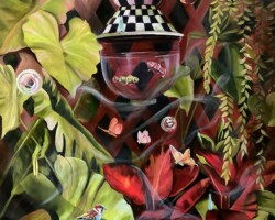 Technique : Huile sur toile de lin<br>
Dimensions : 92x73 cm<br>