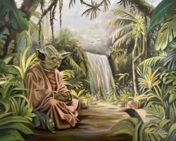 Technique : Huile sur toile de lin<br>
Dimensions : 100x81 cm<br>